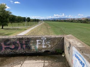 Nasip from the side of Novi Zagreb